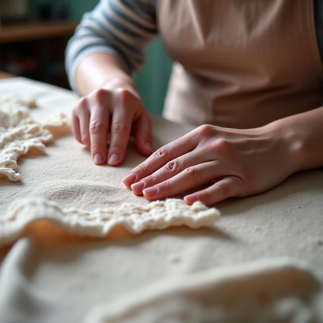 Controllo qualità tessuti artigianali