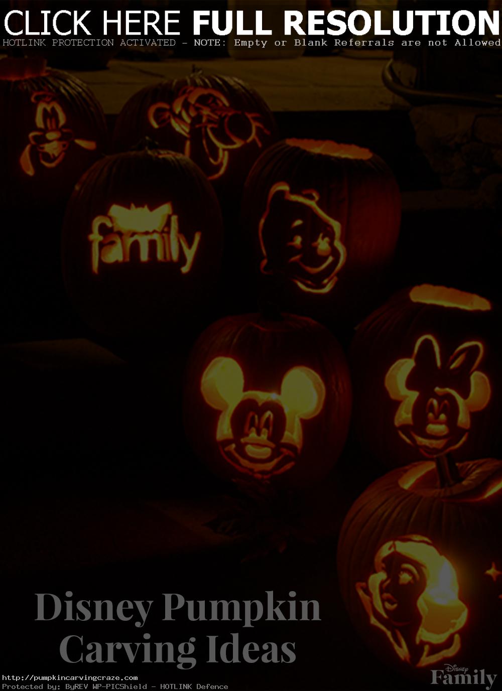Disney Pumpkin carving