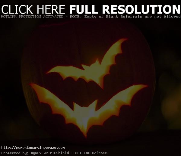 Easy Bat Pumpkin Carving Template Ideas Free