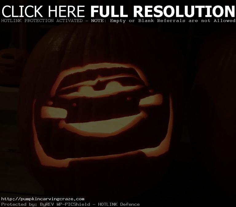Lightning McQueen Pumpkin Carving: Free Stencil & Templates